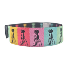 Load image into Gallery viewer, Face of Our Lady of Fatima Cloth Bracelet