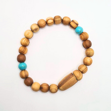 Load image into Gallery viewer, Saint Benedict Wood Bracelet