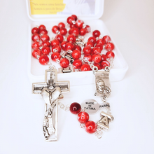 Load image into Gallery viewer, Pope Francis Red Rosary