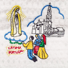 Load image into Gallery viewer, Apparitions of Our Lady of Fatima - Kitchen Cloth