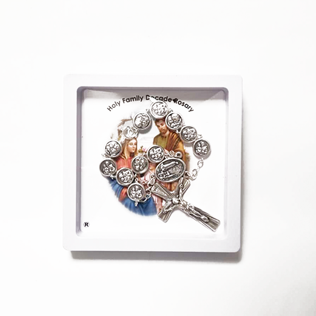 Holy Family Silver Decade Rosary