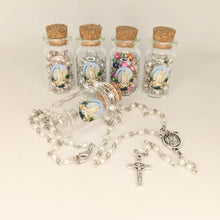 Load image into Gallery viewer, Pearl Our Lady of Fatima Bottle Rosary
