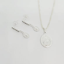Load image into Gallery viewer, Pendant and Earrings Set - Miraculous Medal