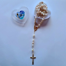 Load image into Gallery viewer, Centennial Cream & Gold Murano Rosary