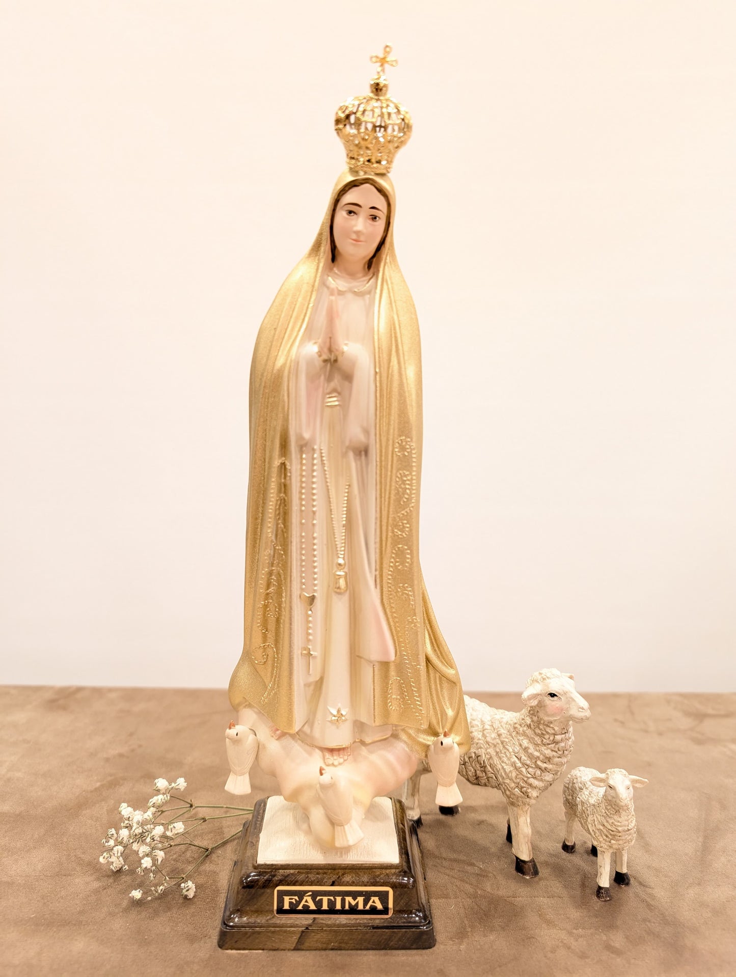 Our Lady of Fatima - Golden Special Edition - 11.8'' | 30cm
