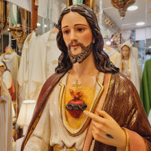 Load image into Gallery viewer, [Wood] Sacred Heart of Jesus [41.3'' | 105cm]
