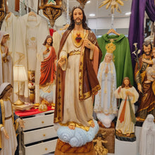 Load image into Gallery viewer, [Wood] Sacred Heart of Jesus [41.3'' | 105cm]
