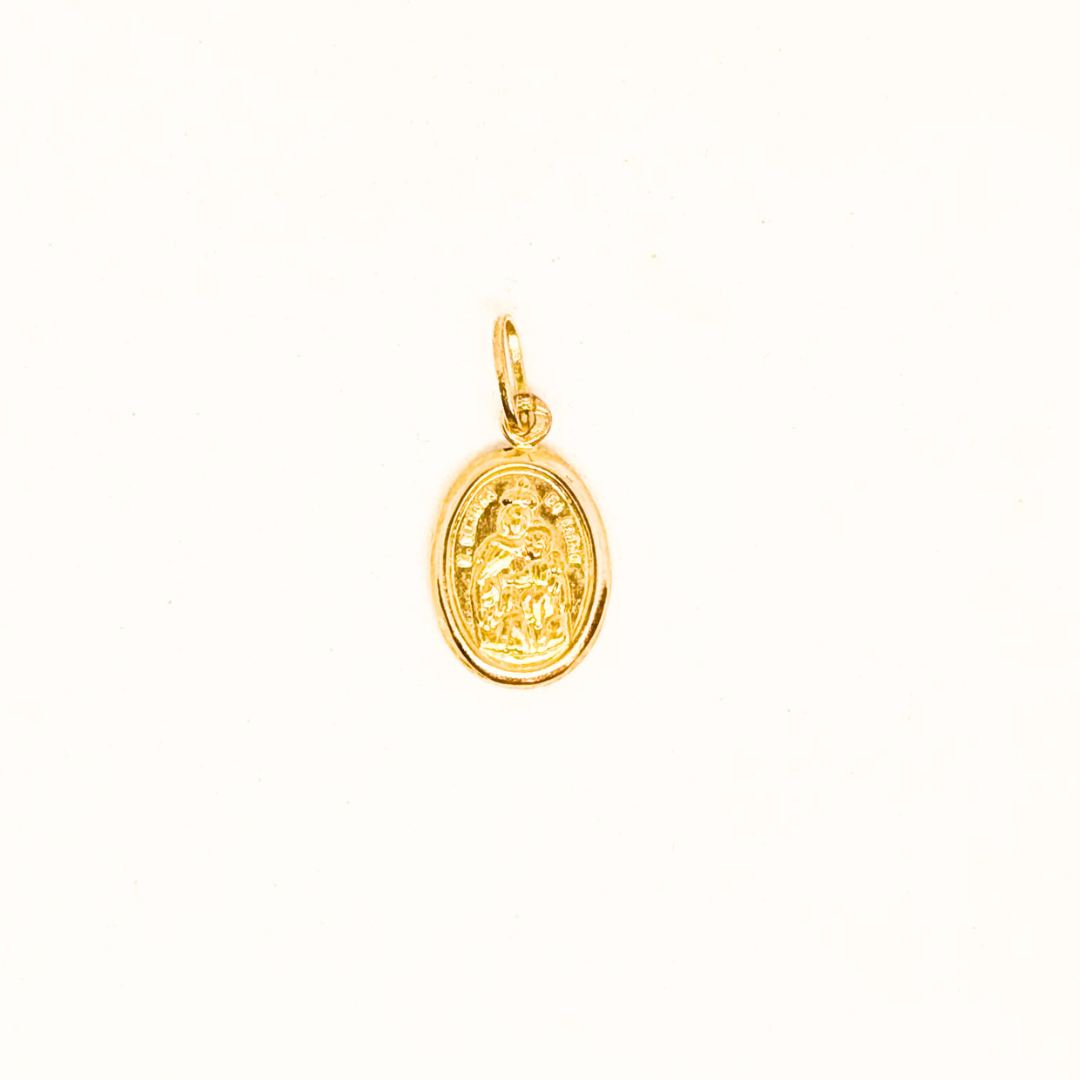 19.2Kt Gold Our Lady of Mount Carmel Necklace