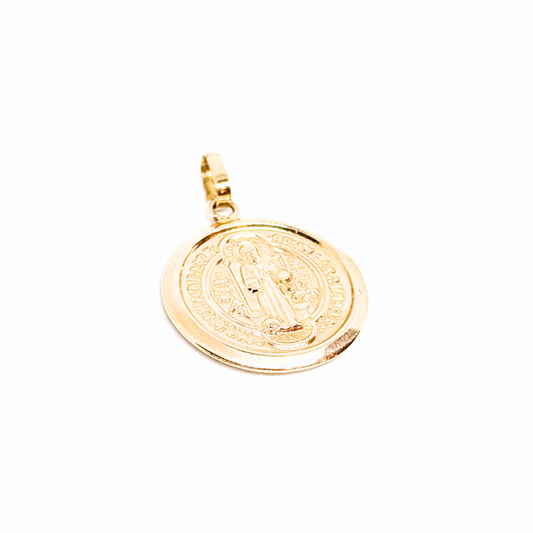 19.2Kt Gold Saint Benedict Medal