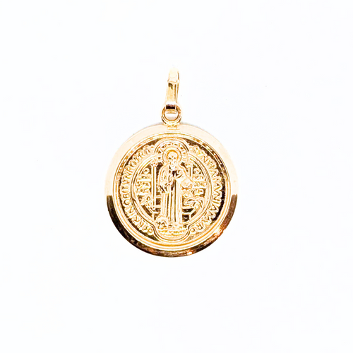 19.2Kt Gold Saint Benedict Medal