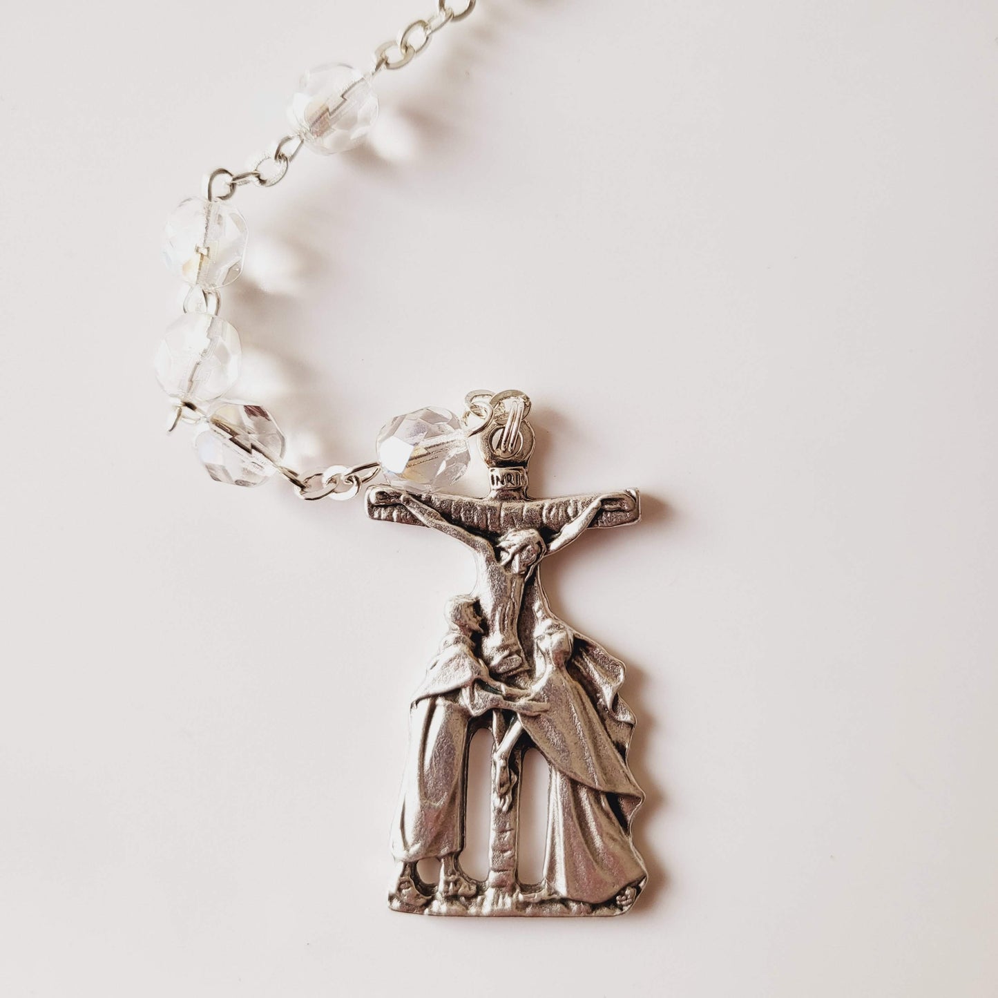 Stations of the Cross Crystal Rosary