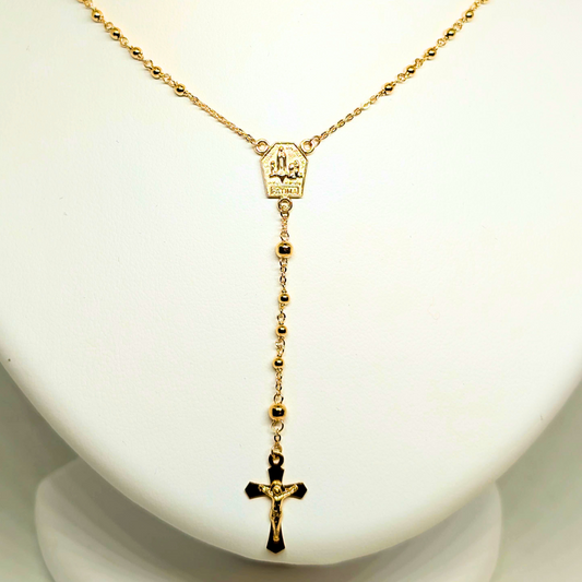 Apparitions Rosary Necklace [9Kt Gold]