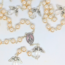 Load image into Gallery viewer, Angel Rosary – Apparitions of Our Lady of Fatima with Terra de Fátima Relic
