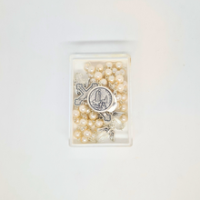 Load image into Gallery viewer, Angel Rosary – Apparitions of Our Lady of Fatima with Terra de Fátima Relic
