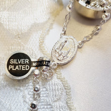 Load image into Gallery viewer, Communion Pocket Rosary [Silver Plated]
