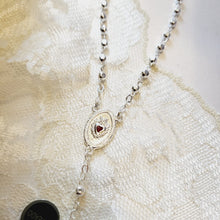 Load image into Gallery viewer, Communion Pocket Rosary [Silver Plated]
