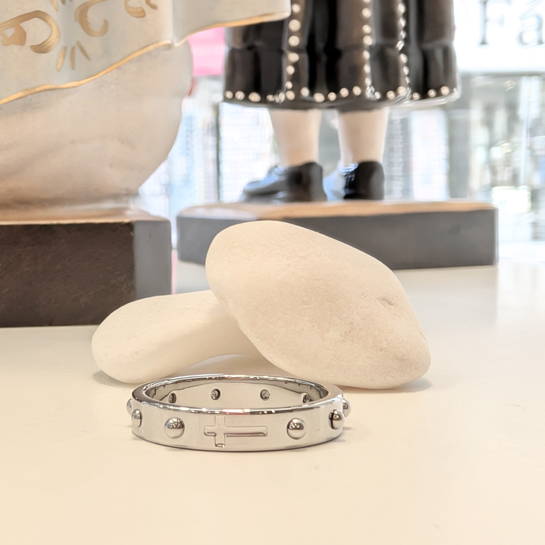 Decade Rosary Ring [Silver & Golden]