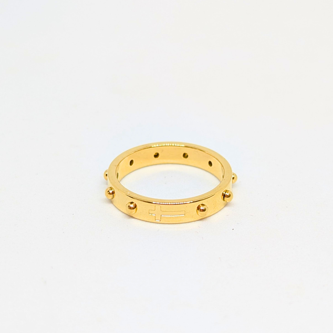 Decade Rosary Ring [Silver & Golden]