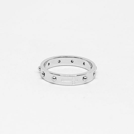 Decade Rosary Ring [Silver & Golden]