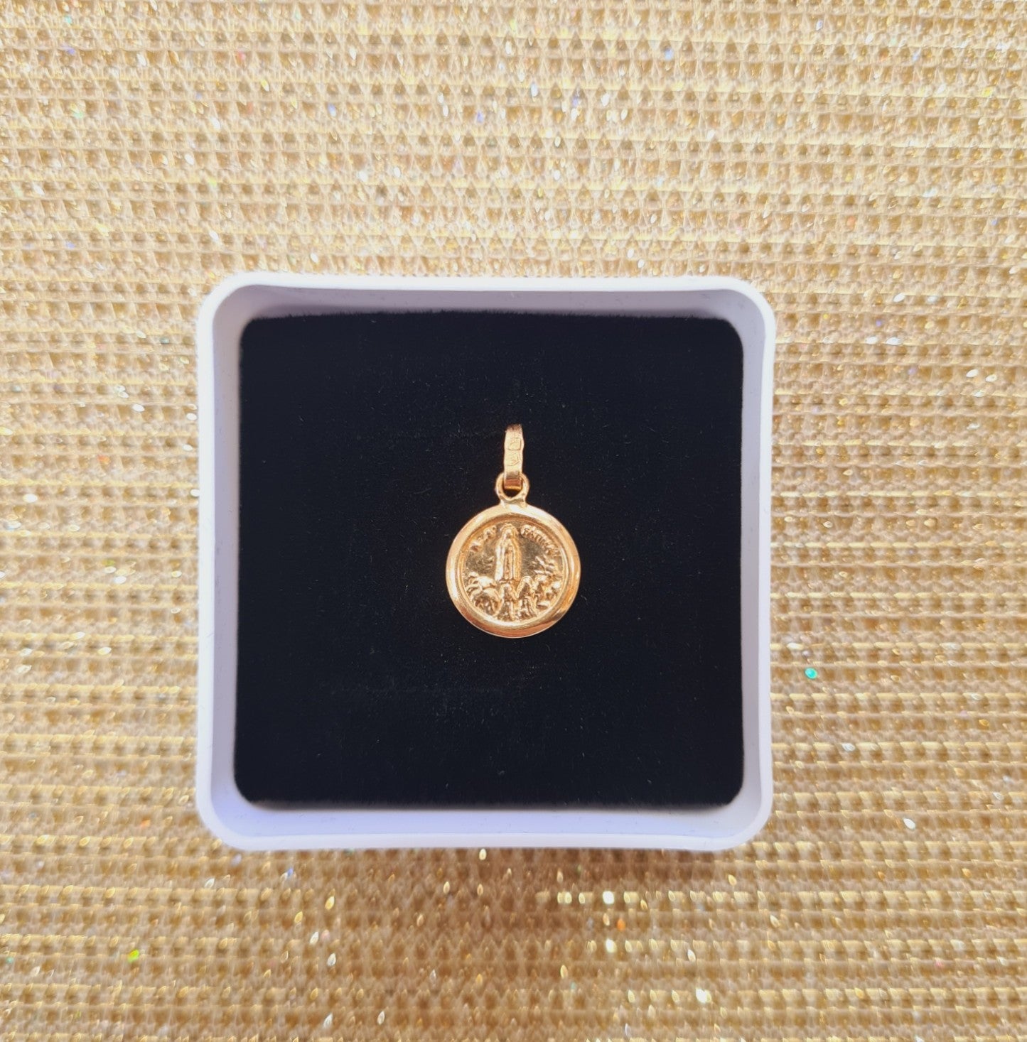 Gold medal - Our Lady of Fatima (Gold 19.2Kt)