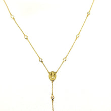 Load image into Gallery viewer, Rosary Necklace and Bracelet with Fátima  [19.2Kt Gold]
