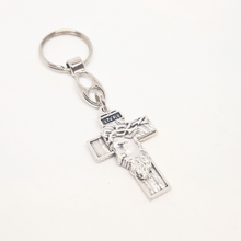 Load image into Gallery viewer, Holy Face Keychain [Silver]
