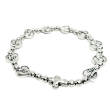 Load image into Gallery viewer, Metal decade Rosary Bracelet - Our Lady of Fatima
