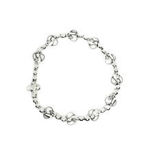 Load image into Gallery viewer, Metal decade Rosary Bracelet - Our Lady of Fatima
