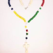 Load image into Gallery viewer, Missionary's Rosary [5 continents' colors]
