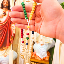 Load image into Gallery viewer, Missionary's Rosary [5 continents' colors]
