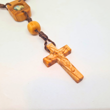 Load image into Gallery viewer, Olive Wood Decade Rosary - Apparitions of Our Lady of Fatima
