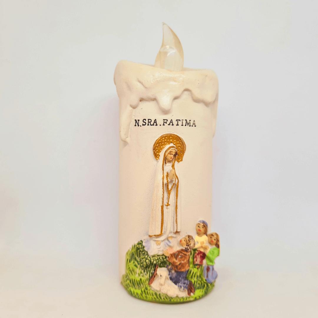 Our Lady’s Light - Fatima Apparition Candle (4.3'' | 11 cm)