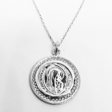 Load image into Gallery viewer, Our Lady of Fatima Filigree Necklace [925 Silver]
