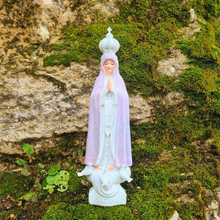 Load image into Gallery viewer, Our Lady of Fatima Statue – 2025 Edition - Color-Changing Mantle
