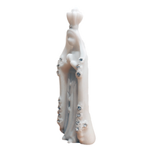 Load image into Gallery viewer, Our Lady of Fatima [Glass] with Crystal Stones [ 3.94'' | 10cm]
