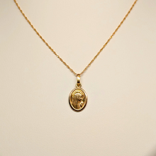 Load image into Gallery viewer, Our Lady of Fatima medal Necklace [19.2Kt Gold]
