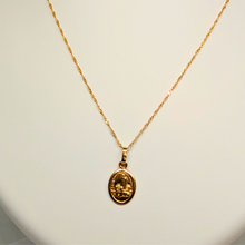Load image into Gallery viewer, Our Lady of Fatima medal Necklace [19.2Kt Gold]
