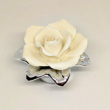 Load image into Gallery viewer, Our Lady of Fatima Rose air freshener [Sterling Silver]

