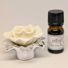 Load image into Gallery viewer, Our Lady of Fatima Rose air freshener [Sterling Silver]
