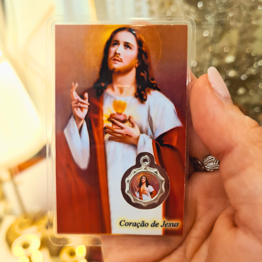 Tarjeta de oración - Sagrado Corazón de Jesús