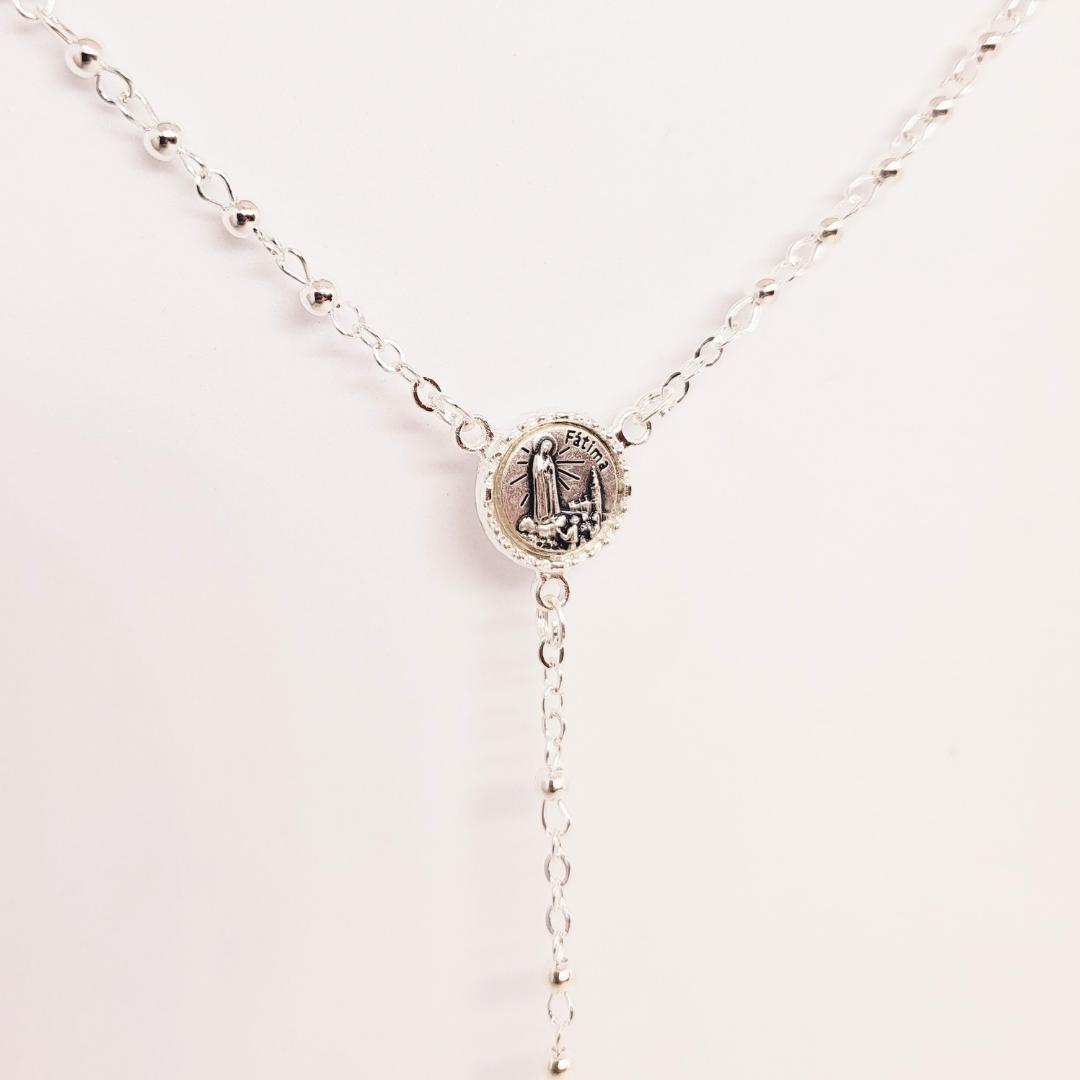 Rosary Necklace - Heart Shaped Box