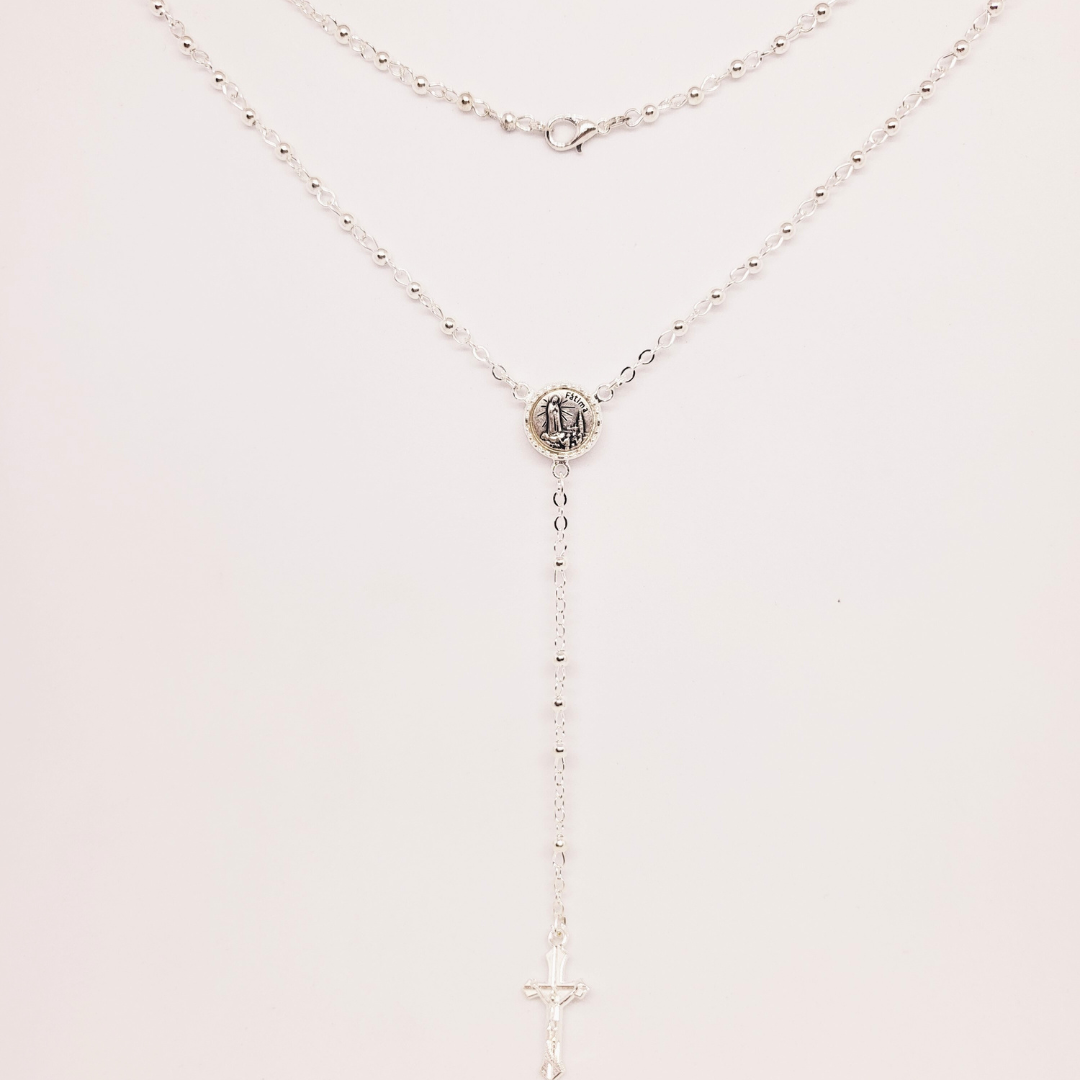 Rosary Necklace - Heart Shaped Box