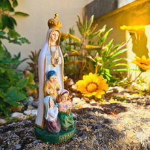 Load image into Gallery viewer, Rustic Our Lady of Fatima Apparitions Statue [5.1'' | 13cm]
