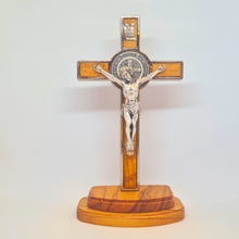 Load image into Gallery viewer, Saint Benedict Standing Crucifix [5.3'' | 13,5cm]
