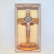 Load image into Gallery viewer, Saint Benedict Standing Crucifix [5.3'' | 13,5cm]
