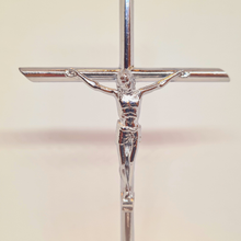 Load image into Gallery viewer, Standing Metal Crucifix [4.7'' | 12cm]
