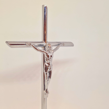 Load image into Gallery viewer, Standing Metal Crucifix [4.7'' | 12cm]

