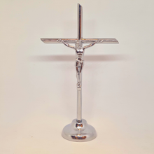 Load image into Gallery viewer, Standing Metal Crucifix [4.7'' | 12cm]

