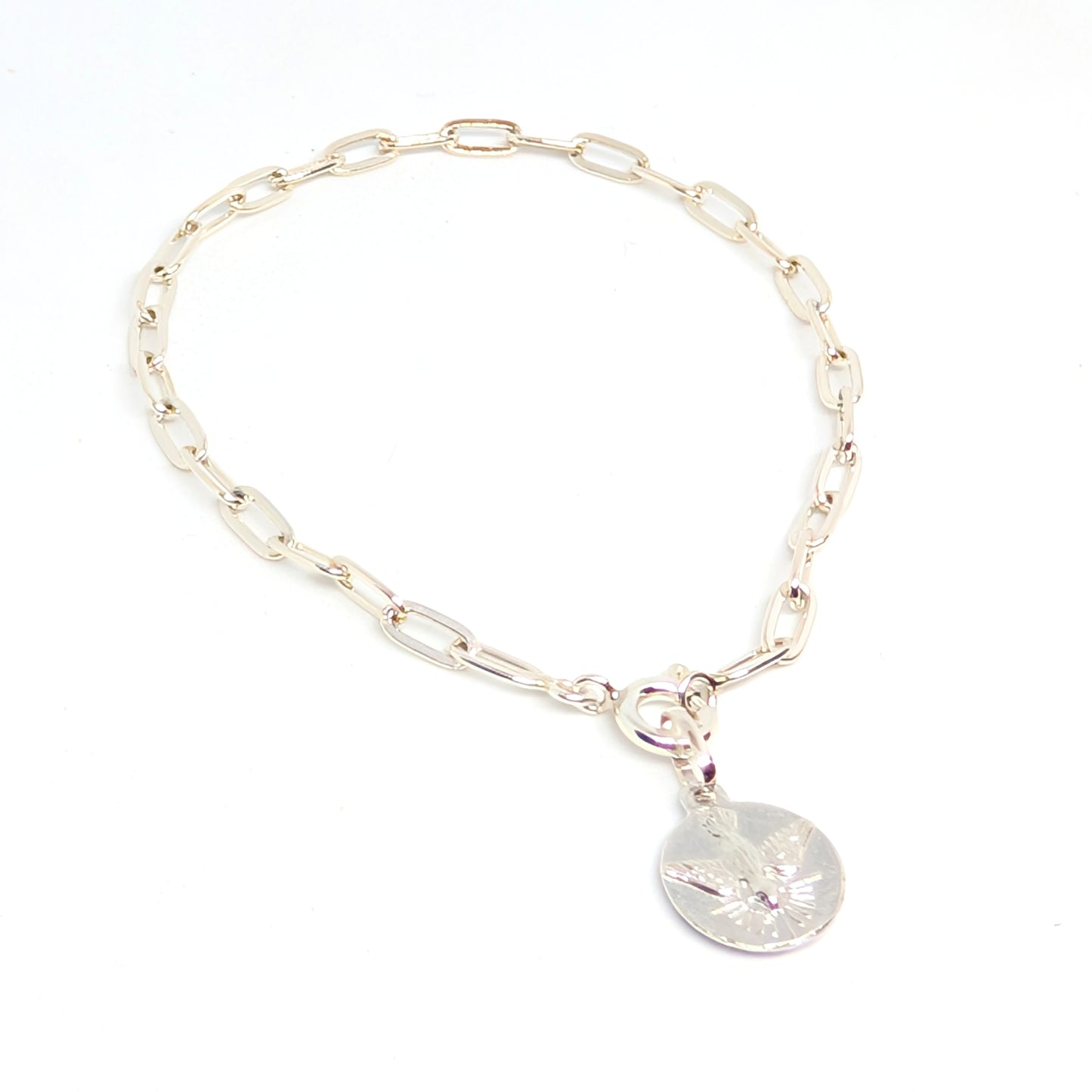 Consecration Bracelet & Fátima medal [Sterling Silver 925]