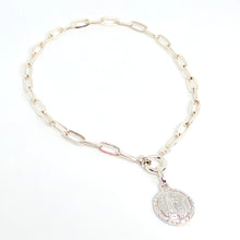 Load image into Gallery viewer, Consecration Bracelet &amp; Fátima medal [Sterling Silver 925]
